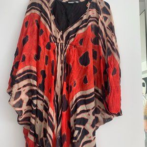 Diane von Furstenberg  silk mini dress/top size 0